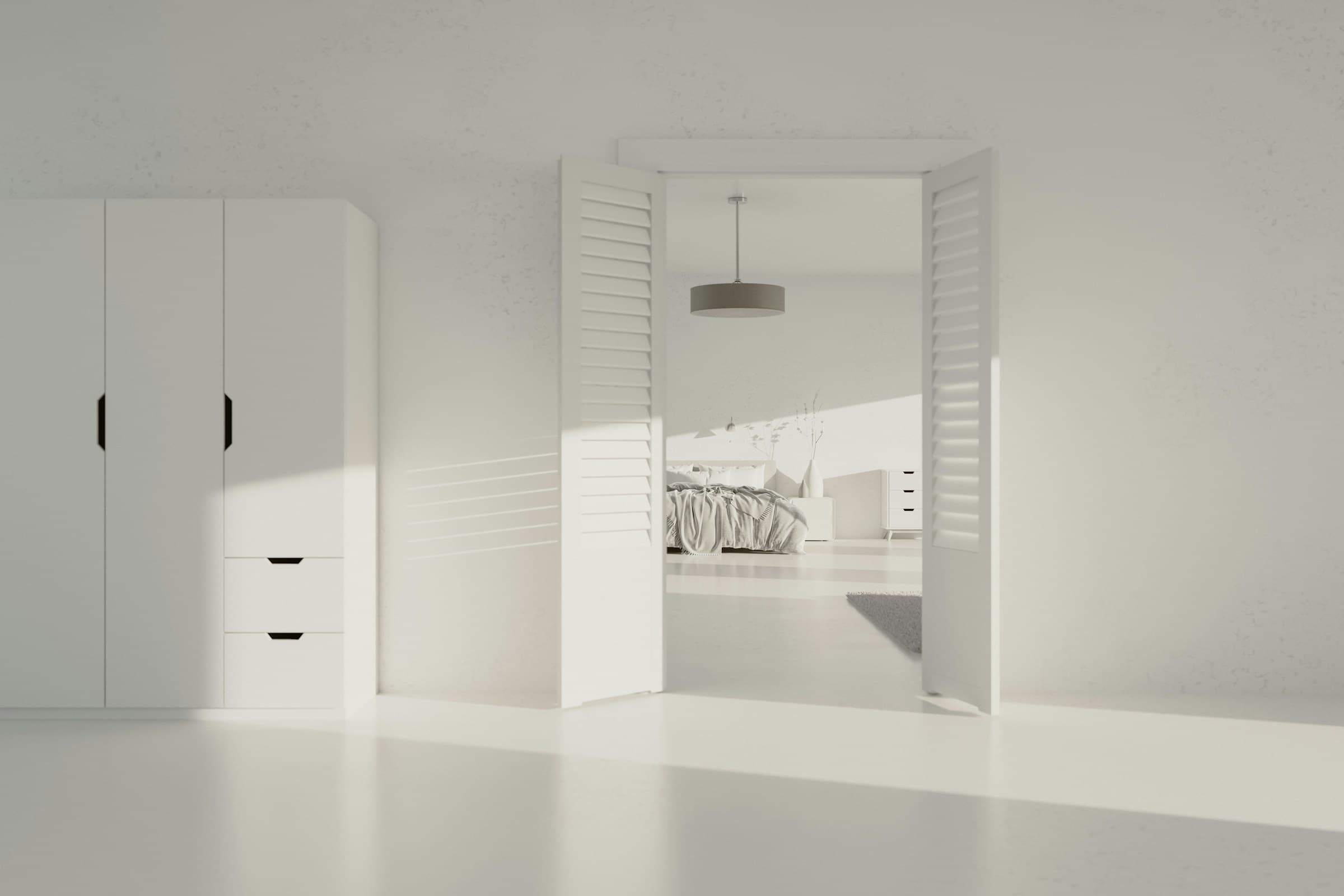 Loft in reinem Weiss